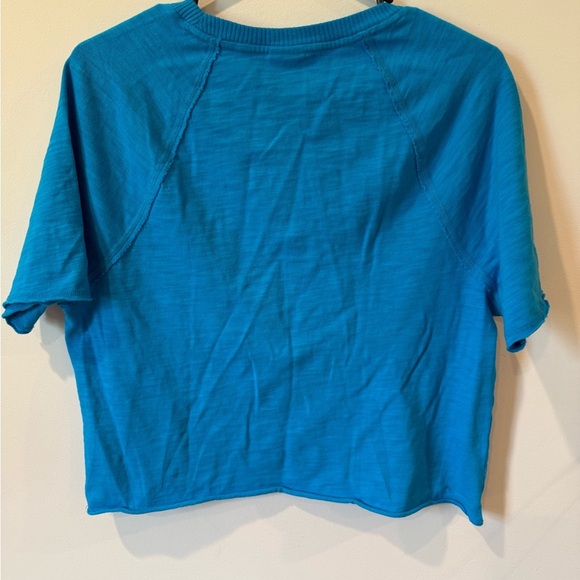 PINK Victoria's Secret Vibrant Blue Short Sleeve Tee - Picture 4 of 6